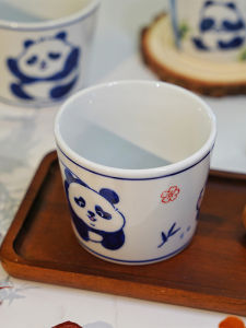 FENGBAI | Hand-painted Underglaze Panda Creative Water Cup