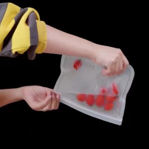 Túi Bảo Quản Thực Phẩm Túi Đựng Thực Phẩm Trong Suốt Khóa Zip Tái Sử Dụng Nhiều Dùng Được Cho Tủ Lạnh