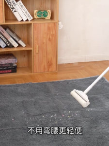 Floor Lint Roller with Refills Wide Lint Remover Roller for Pet Hair Extra Sticky Long Handle Large Lint Roller for Floor Carpet Couch Bed