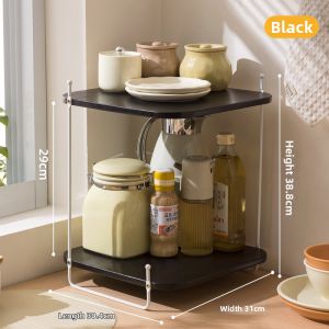 Corner Space-Saving Multi-functional Storage Rack Triangular Wall-mounted