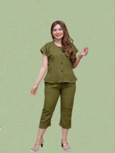 one set 7/8 Fashion Trendy Casual