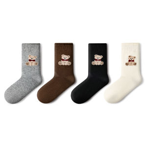 PRIMEET | Cute Thick Warm Wool Socks Mid-Calf