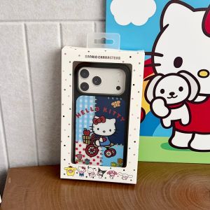 Sanrio | Original Sanrio Hello Kitty Kuromi Melody Magnetic Case For iphone Air 16 15 14 13 17 Pro Max For Magsafe Soft Silicone Cover