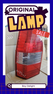 【100% JAPAN Original】Mitsubishi Chariot Grandis N84W 1997-2003 Rear Red+Signal Taillight Tail Lamp 车尾灯 Lampu Belakang