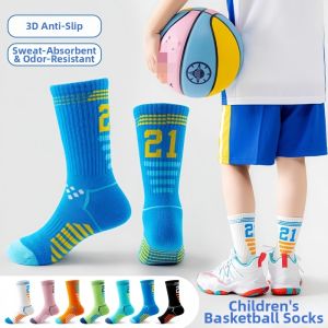 NAIFUNA | Deodorizing Breathable Boys Basketball Socks High Tube