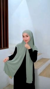 PASHMINA OVAL HUSNA HIJAB INSTAN JERSEY PREMIUM BY SUGIHJAYAHIJAB DEWASA WANITA PREMIUM