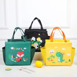 BIG capacity Insulated Lunch Bag Box Cooler Tote Bag Cooler Bag Leakproof Picnic Bag Reusable Lunch Bag-CS-B-LB ✅✅✅✅✅✅**** PRINTING CUSTOM LOGO AVAILABLE *****✅✅✅✅✅✅