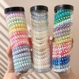 Dây Điện Thoại Chất Lượng Cao Phong Cách Hàn Quốc Cho Bé Gái Mùa Hè Tươi Mát Đa Năng Dây Buộc Tóc Hàng Ngày Dây Buộc Tóc Đầu Bền