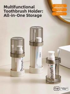 QIAOYANMEI | Student Dormitory Toothbrush Cup With Drainage And Toothbrush Holder