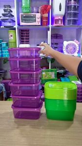 TOPLES PLASTIK CALISTA MELATI SET ISI 10PCS FOOD CONTAINER PREP KULKAS SET MAKANAN BUAH SAYUR