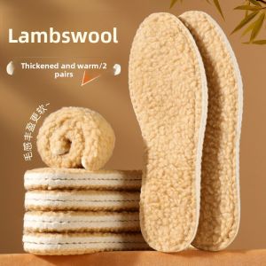 LINGMIAO | Womens Warm Wool Fleece Insoles Soft Bottom Comfortable