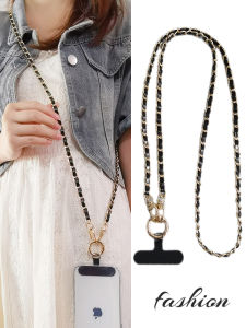 Long Crossbody Phone Strap Durable Elegant Goddess Leather Piccolo Chain Bee Pendant Bag Universal Mobile Phone Accessories