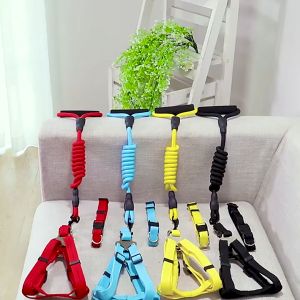 Pet Leash Dog Harness & Denim Leash for Small/Medium/Large/XL Dogs Pet Adjustable Leash Belt Traction