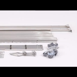 ESH SUS304ราวตากผ้า พับได้ 3ชั้น/ความสูง 1.7M ราวตากผ้ากลางแจ้ง พร้อมล้อ Clothes Drying Rack ไม่เป็นสนิม