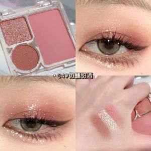 Miss Lara Four-Color Eyeshadow Palette Multi-functional Matte Highlighting Shimmering Skin-Brightening Makeup for Women