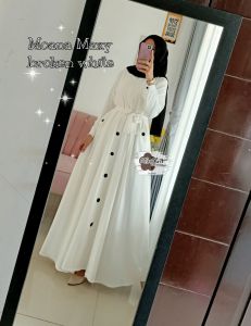 Gamis Moana Dress//Gamis Simple Elegant//Gamis Athata Terbaru