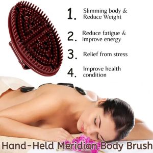 Professional Custom Meridian Brush Beauty Salon Hand-Held Relaxation Body Meridian Anti Fatigue Body Detox Massage Tool