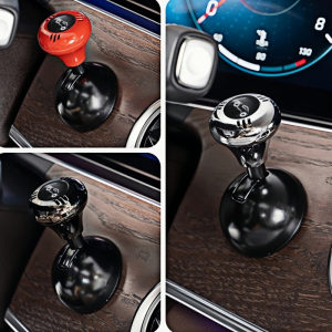 Luxury Metal Push-to-Start Button Cover for Car Engine Start/Stop Joystick Ball-bar Starter Cover for Decorative Accessories