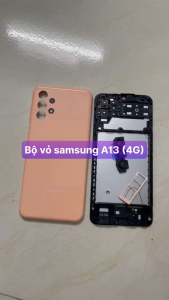 bộ vỏ samsung A13 (4G) bộ vỏ zin kèm phímkính camera