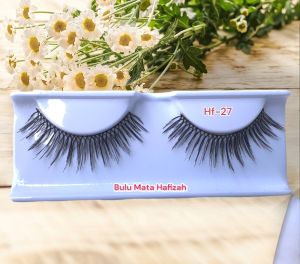Bulu Mata Natural Hafizah HF 27 1 Pasang | Satuan Gratis TUTUP Mika
