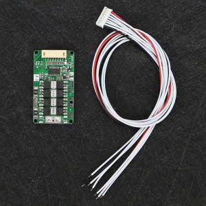 BMS 7S 22.4V 24V 25.2V 25.9V 29.4V 18A 10A 3.6V/3.7V-4.2V แบตเตอรี่ลิเธียมไอออน18650/21700ชาร์จพอร์ตทั่วไปสำหรับชาร์จแบบ DIY แรงดันไฟฟ้าเกิน Short Circui ป้องกันกระแสไฟเกินป้องกันการปล่อยมากเกินไป