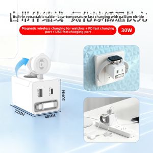 NIOYE | Fast Charging 2-in-1 Charger for Apple Watch and Phone