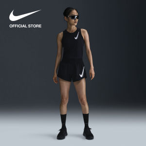 Nike Dri-FIT Celana Pendek Wanita One Mid-Rise Brief-Lined Running - Black [HJ2196-010]