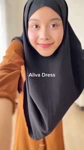 Aliva Dress Gamis Casual Wanita Muslim Terlaris | Gamis Abaya Turki Polos | Gamis Wanita Santri Putri