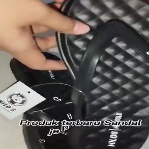 Sandal Jepit Hitam Karet Ringan Hilos 805 Ukuran 36-40 - Houtten Shop