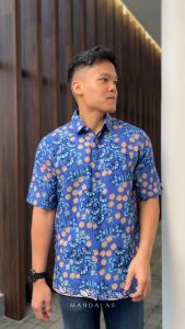 Sakura - Mandalas Kemeja Batik Pria Premium Lengan Pendek