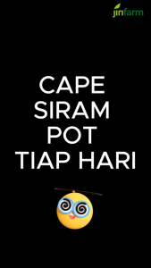 JIRIFARM - Pot Bunga Besar Putih Size 31 - Tanaman Hias Otomatis Self Watering Pot Unik