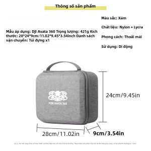 Túi Đựng Di Động DJI AVATA 360 Drone Hộp Đựng Bảo Vệ Nhẹ Tiện Dụng Hộp Đựng Phụ Kiện Máy Bay Không Người Lái
