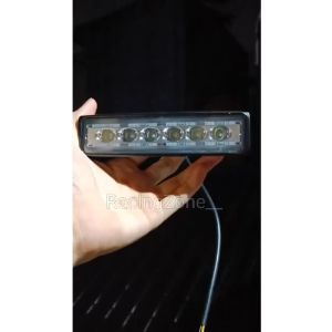 Lampu Tembak 6 Led Senja Strbo Red-blue Universal Motor Mobil