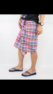 ผ้าขาวม้า ผ้าโพลี ผ้าทอบ้านไร่ ตรารถไฟ ทอผืนใหญ่ พิเศษ ใส่ทำคอนเทนต์ใส่ขึ้นคอนเสิร์ตโจอี้ เดอะวอยส์