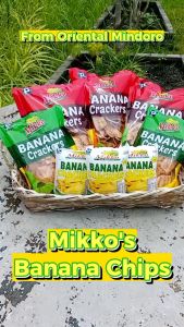 Mikko Banana Crackers Classic Original Mindoro Pasalubong Crunchy Chips Kutkutin Snacks Bundle [NatureCharge]
