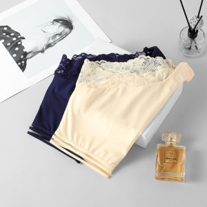 High Waist Womens Panties Micro Belly Contracting Breathable Quick-Drying Milk Silk High Slit Anti-Strangulation Thick Legs Summer Thin Plus Size Shorts