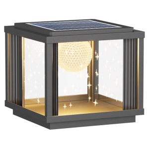 VINCAN | Waterproof Solar Outdoor Pillar Light