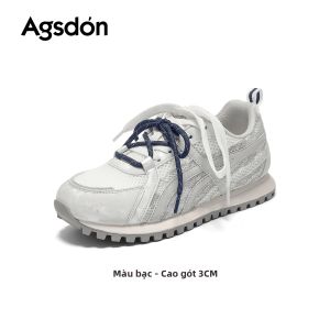 Agsdon | Giày Thể Thao Nữ Đế Thấp Thoáng Khí Mới