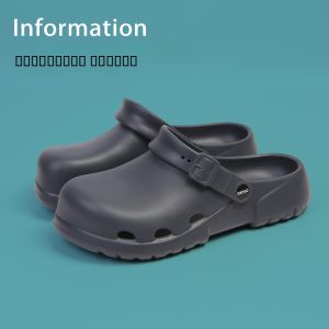EVA Operating Room Slippers Mens Casual Outdoor Wearable Clog Summer Anti-slip Nurse Medical Shoe Breathable Slip-on Sandals