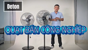 [HÀNG CHÍNH HÃNG] QUẠT ĐỨNG CÔNG NGHIỆP DETON - SIZE 45CM/ 50CM