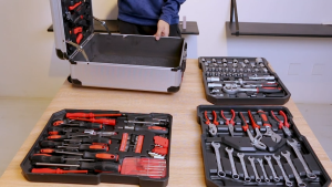 REAIM Tools Socket Wrench Set 187PCS Tools Set For Motorcycle/Car Heavy Duty