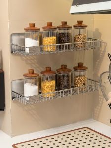 No Drill Wall Mount Stainless Steel Shelf