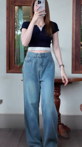 งานใหม่ล่าสุด 🚚พร้อมจัดส่งด่วน กางเกงยีนส์เเฟชั่น ยอดฮิต กางเกงยีนส์สีสนิม มีให้เลือกถึง 4 ไซส์ งานตรงปกมากจ้า🤍✔