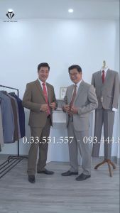 Bộ vest nam trung niên vest nam trung tuổi xuất khẩu vest việt tiến thành chất liệu tuýt si nhập khẩu ấn độ