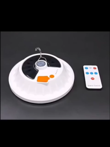 Đèn Tích Điện Năng Lượng Mặt Trời Có Remote Điều Khiển 5 Chế Độ Sáng Sạc Dự Phòng Khẩn Cấp