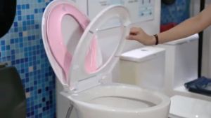 MANUYAMA Toilet seat 2 in 1 with Built in Potty Training SeatMagnetic Kids Seat and Cover Slow Close Fits both Adult and Child