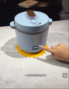 1.2L Mini Rice Cooker | Multi-functional Fast Cooking for Rice/Soup/Porridge 24H Reservation for 1-2 People Household Use