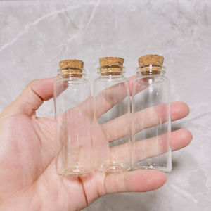 10 Chiếc 40Ml Kín Nút Chai Chai Thủy Tinh 16X30X80Mm Nhỏ DIY Chúc Lọ Ống Thủy Tinh Quà Tặng Đám Cưới Và Mục Đích Trang Trí