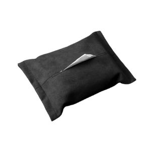 Tesla Model Y3 Invisible Car Interior Decoration Modification Accessories Tissue Box Leather Material Hanging Installation