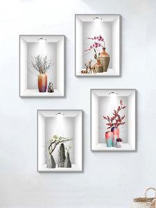 Self-Adhesive Wall Stickers Decorative Transformation Hole Filling Stickers Wall Decoration Beautifying Waterproof PVC